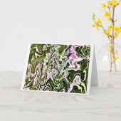 Abstracte kleurenstudie 476, kaart (Gele Bloem)