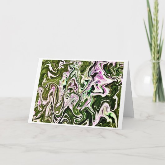 Abstracte kleurenstudie 476, kaart (Voorkant)