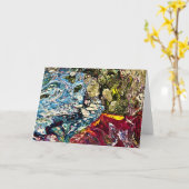 Abstracte kleurenstudie 47, kaart (Gele Bloem)
