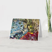 Abstracte kleurenstudie 47 Kaart (Voorkant)