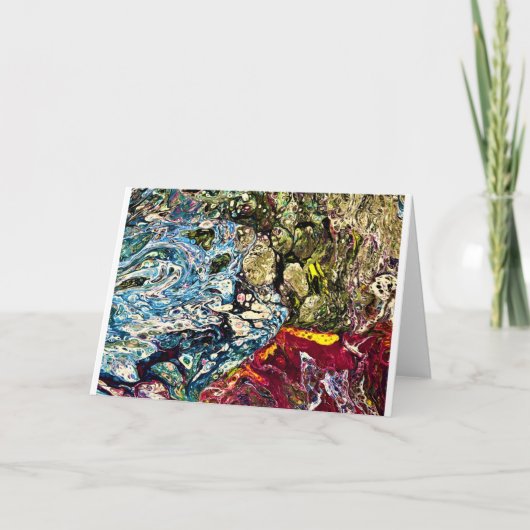 Abstracte kleurenstudie 47, kaart (Voorkant)