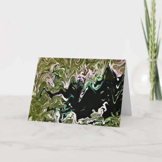 Abstracte kleurenstudie 482, kaart (Voorkant)