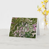 Abstracte kleurenstudie 485, kaart (Gele Bloem)