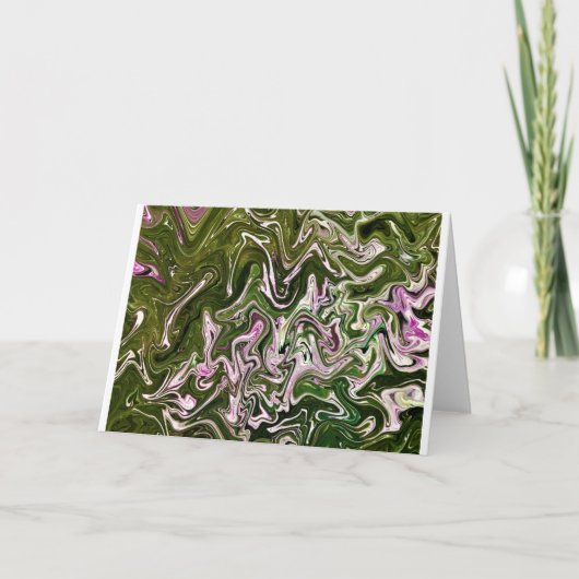 Abstracte kleurenstudie 485, kaart (Voorkant)