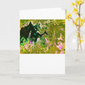 Abstracte kleurenstudie 493, Kaart (Gele Bloem)