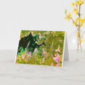 Abstracte kleurenstudie 493, Kaart (Gele Bloem)