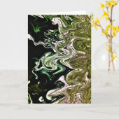 Abstracte kleurenstudie 498, kaart (Gele Bloem)