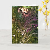 Abstracte kleurenstudie 499, kaart (Gele Bloem)