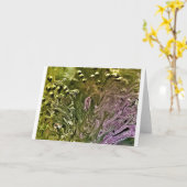 Abstracte kleurenstudie 501, Kaart (Gele Bloem)