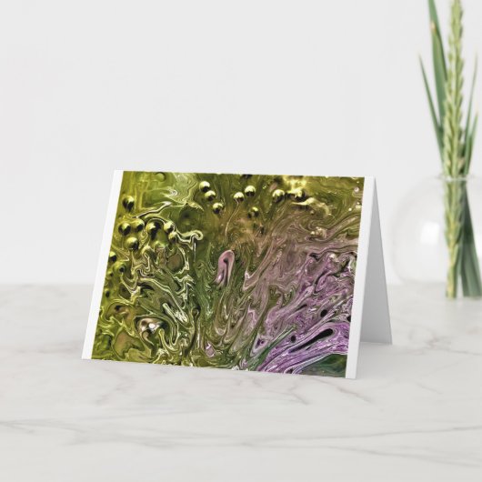 Abstracte kleurenstudie 501, Kaart (Voorkant)