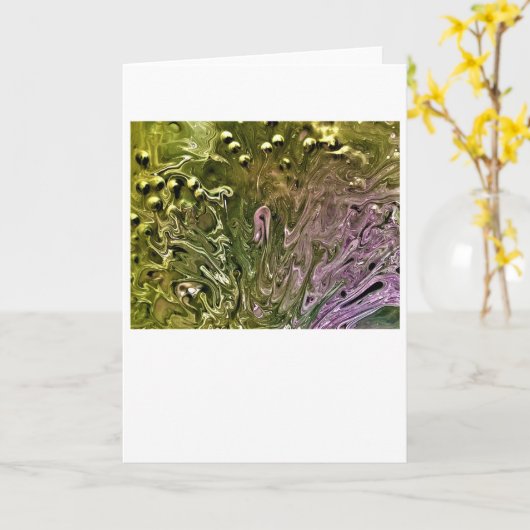 Abstracte kleurenstudie 501, Kaart (Gele Bloem)