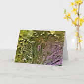 Abstracte kleurenstudie 501, kaart (Gele Bloem)