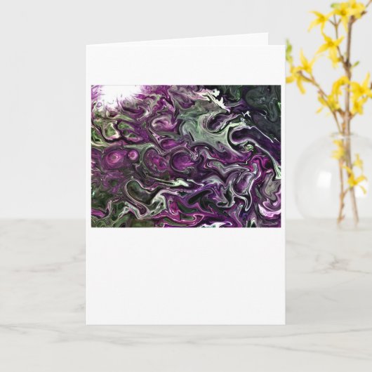 Abstracte kleurenstudie 506, Kaart (Gele Bloem)