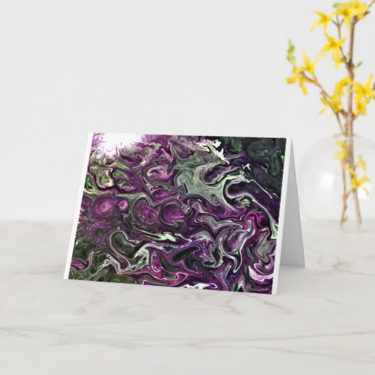 Abstracte kleurenstudie 506, Kaart (Gele Bloem)