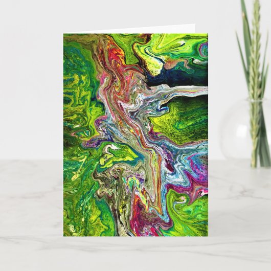 Abstracte kleurenstudie 50, kaart (Voorkant)