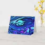 Abstracte kleurenstudie 55, kaart (Gele Bloem)