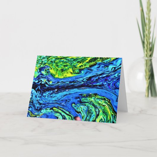 Abstracte kleurenstudie 56, kaart (Voorkant)