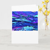 Abstracte kleurenstudie 57, kaart (Gele Bloem)