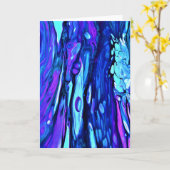 Abstracte kleurenstudie 57, kaart (Gele Bloem)