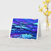 Abstracte kleurenstudie 57, kaart (Gele Bloem)