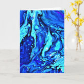 Abstracte kleurenstudie 59, kaart (Gele Bloem)