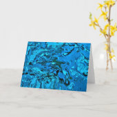 Abstracte kleurenstudie 5, kaart (Gele Bloem)