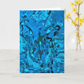 Abstracte kleurenstudie 5, kaart (Gele Bloem)