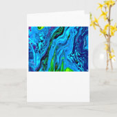 Abstracte kleurenstudie 60, kaart (Gele Bloem)