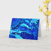 Abstracte kleurenstudie 61, kaart (Gele Bloem)