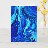 Abstracte kleurenstudie 61, kaart (Gele Bloem)