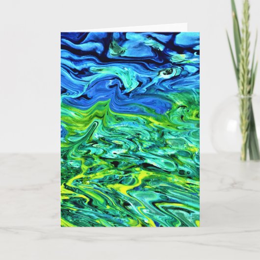 Abstracte kleurenstudie 64, kaart (Voorkant)