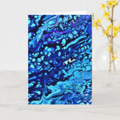 Abstracte kleurenstudie 65, kaart (Gele Bloem)