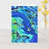 Abstracte kleurenstudie 66, kaart (Gele Bloem)