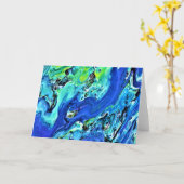 Abstracte kleurenstudie 66, kaart (Gele Bloem)