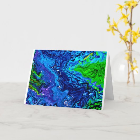 Abstracte kleurenstudie 68, Kaart (Gele Bloem)