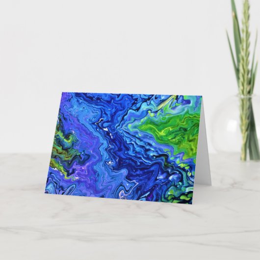 Abstracte kleurenstudie 68, kaart (Voorkant)