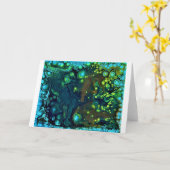 Abstracte kleurenstudie 6, Kaart (Gele Bloem)