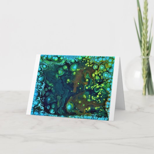 Abstracte kleurenstudie 6, Kaart (Voorkant)