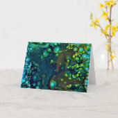 Abstracte kleurenstudie 6, kaart (Gele Bloem)