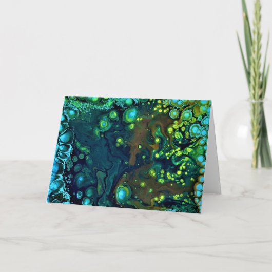 Abstracte kleurenstudie 6, kaart (Voorkant)