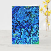 Abstracte kleurenstudie 70, kaart (Gele Bloem)