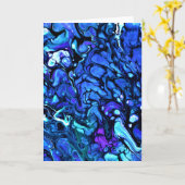 Abstracte kleurenstudie 71, kaart (Gele Bloem)