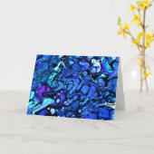 Abstracte kleurenstudie 71, kaart (Gele Bloem)