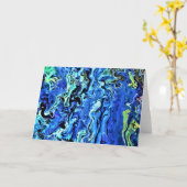 Abstracte kleurenstudie 72, kaart (Gele Bloem)