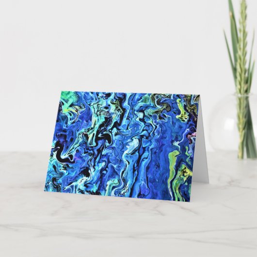 Abstracte kleurenstudie 72, kaart (Voorkant)