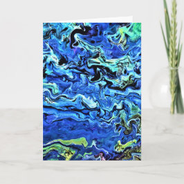 Abstracte kleurenstudie 72, kaart