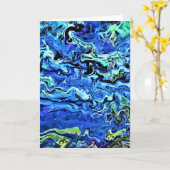 Abstracte kleurenstudie 72, kaart (Gele Bloem)