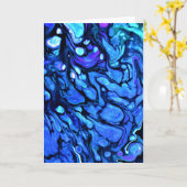 Abstracte kleurenstudie 73, kaart (Gele Bloem)