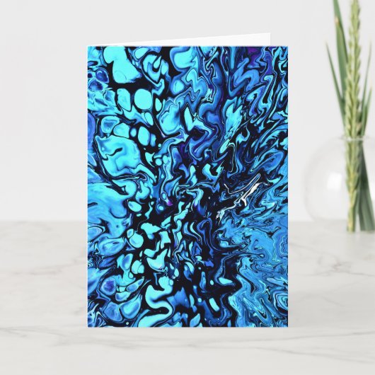 Abstracte kleurenstudie 74, kaart (Voorkant)