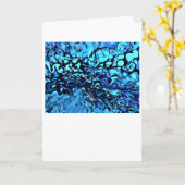 Abstracte kleurenstudie 74, kaart (Gele Bloem)